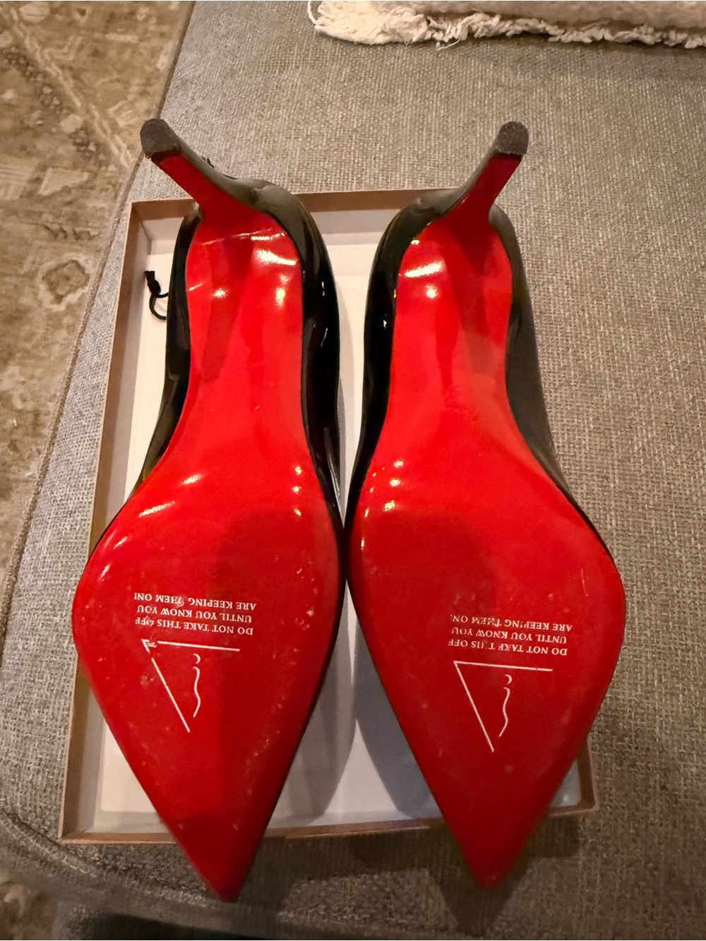 Christian Louboutin Black Pigalle Patent Leather Heels 100mm - Picture 7 of 7